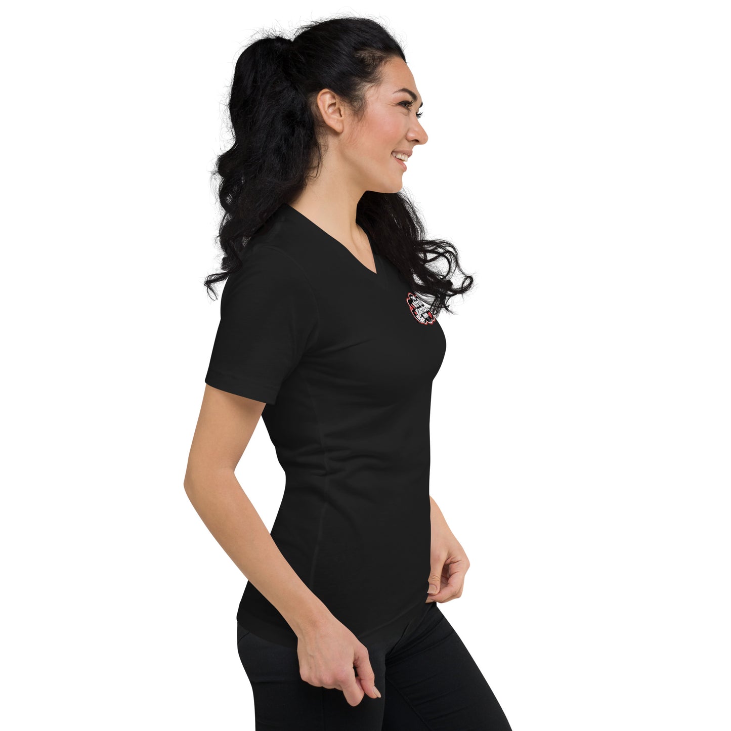 Women's Short Sleeve V-Neck T-Shirt